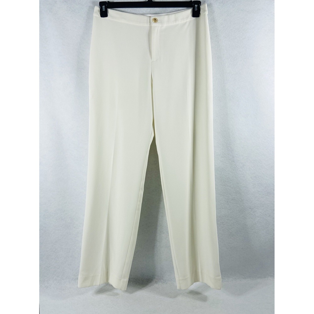 Lilly Pulitzer Lyndie Pants Women's 14 Coconut White High Rise Style 011690 New